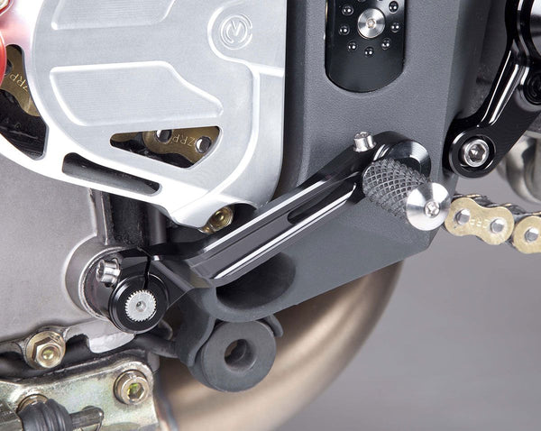 Pair aluminium billet levers, shift gear and rear brake - MV AGUSTA F4 / BRUTALE 11