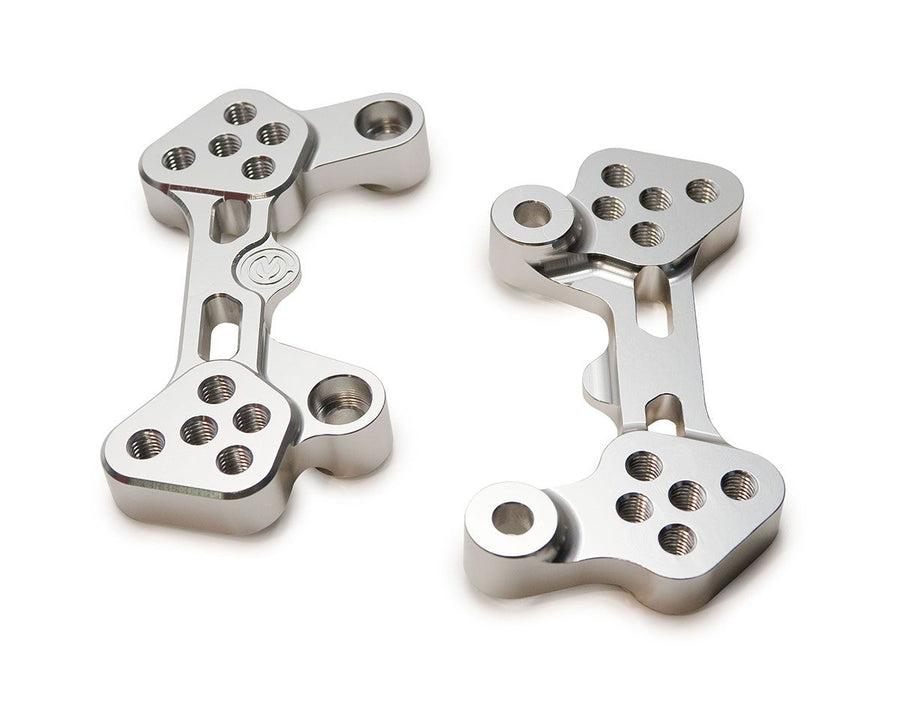 MOTOCORSE Machined from solid rearsets adaptor adjustment plates Colore