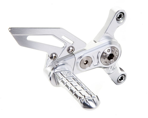 Machined from solid riding adjustable footpegs kit - New Design - MV AGUSTA F4 / BRUTALE 8