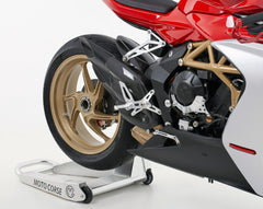 MOTOCORSE Machined from solid complete riding adjustable footpegs kit MV Agusta Superveloce 800 Colore - Nero