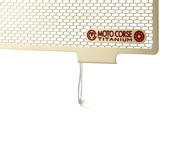 MOTOCORSE Titanium water radiator protection screen - MV Agusta F3 / Superveloce 800
