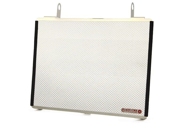 MOTOCORSE Titanium water radiator protection screen - MV Agusta Brutale 675/800 / Dragster / Rivale / Turismo Veloce
