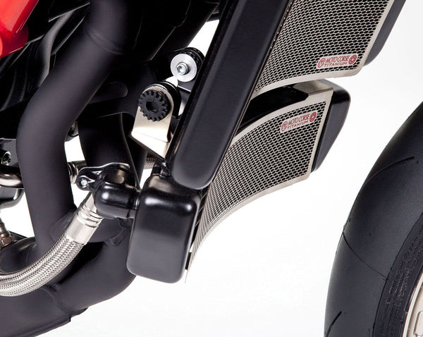 MOTOCORSE Titanium oil radiator protection screen - MV Agusta Brutale 675/800 / Dragster / Rivale / Turismo Veloce