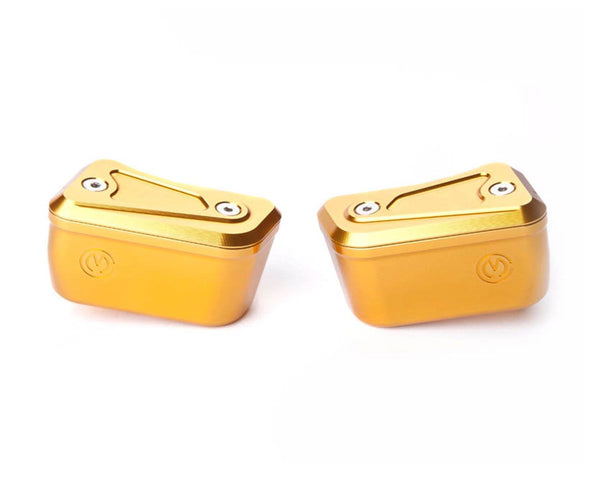 Machined from solid Brake and Clutch oil reservoirs kit for Brembo semi-radial standard pumps - NAKED 19