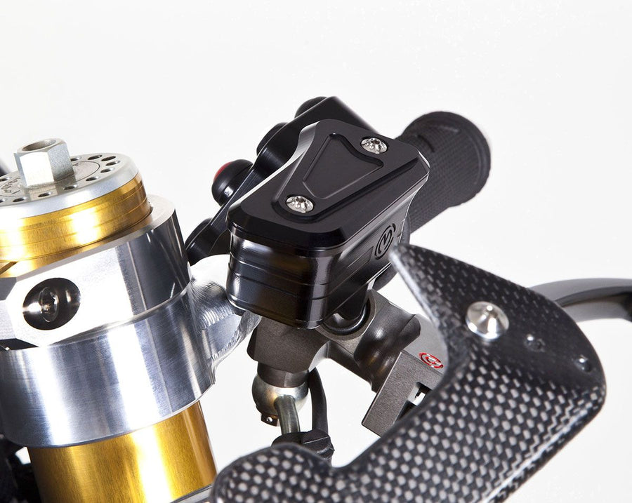 MOTOCORSE Machined from solid Brake and Clutch oil reservoirs kit for Brembo radial racing pumps - SPORT Colore