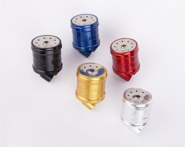 Aluminum oil reservoirs kit with titanium caps for Brembo radial racing brake/clutch pumps - NAKED 2