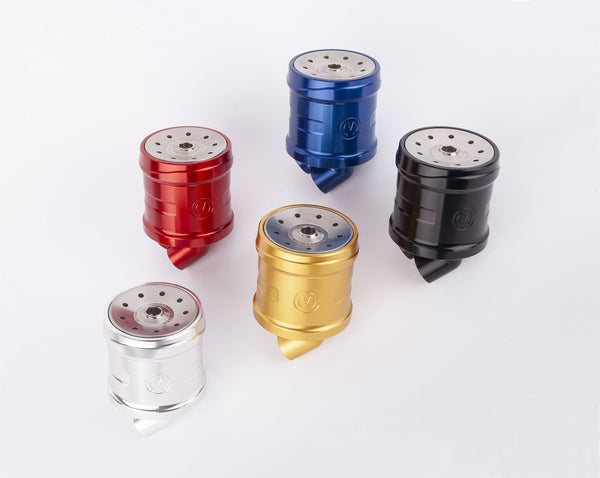 Aluminum oil reservoirs kit with titanium caps for Brembo radial racing brake/clutch pumps - NAKED 3