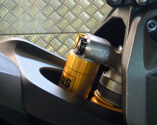 MOTOCORSE Ohlins TTX rear shock with racing hydraulic spring preload