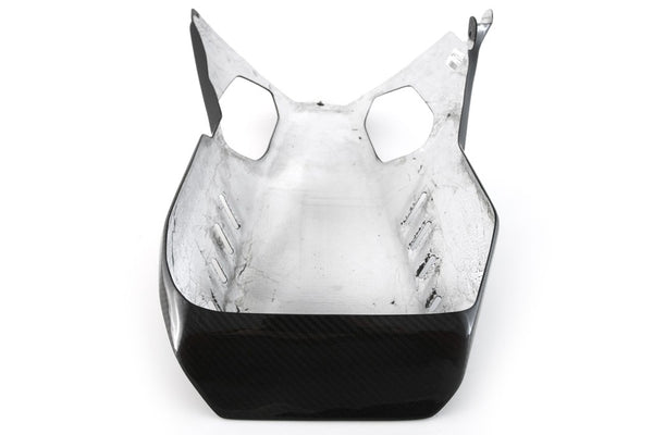 MOTOCORSE BELLY PAN RACE - Aftermarket Exhaust without CAT - BMW M1000RR (2023-2024) Trama del carbonio e finitura superficiale - 245T – Twill Lucido 3