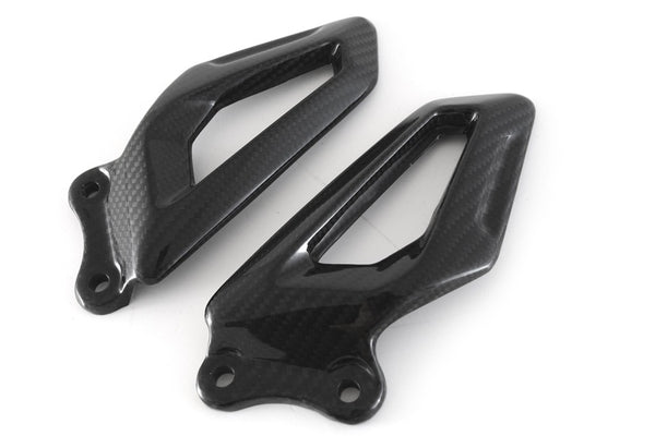 MOTOCORSE HEEL GUARDS - SET - BMW S1000RR (2019 - 2022) Trama del carbonio e finitura superficiale - 245T – Twill Lucido 2
