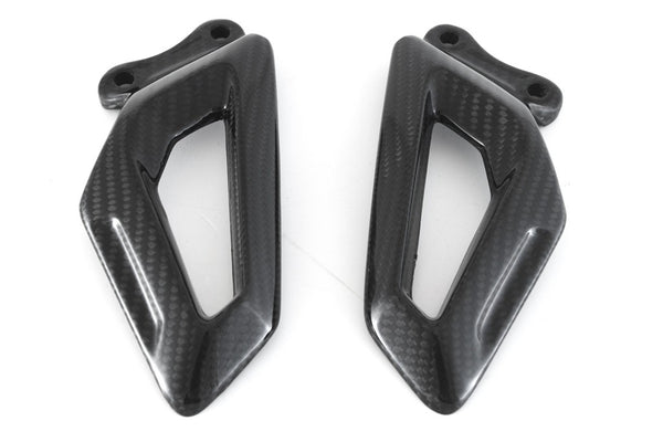 MOTOCORSE HEEL GUARDS - SET - BMW S1000RR (2019 - 2022) Trama del carbonio e finitura superficiale - 245T – Twill Lucido 3