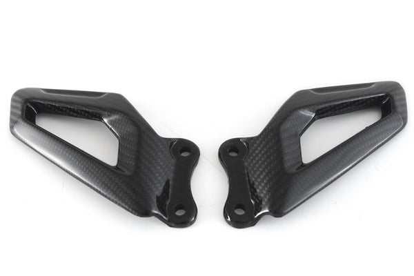MOTOCORSE HEEL GUARDS - SET - BMW S1000RR (2019 - 2022) Trama del carbonio e finitura superficiale - 245T – Twill Lucido 4