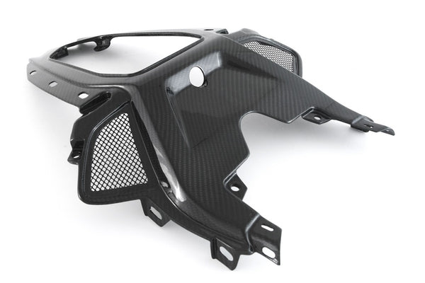 MOTOCORSE SEAT / TAIL - CENTER - BMW S1000RR (2019 - 2022) Trama del carbonio e finitura superficiale - 245T – Twill Lucido 1