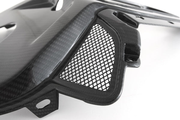 MOTOCORSE SEAT / TAIL - CENTER - BMW S1000RR (2019 - 2022) Trama del carbonio e finitura superficiale - 245T – Twill Lucido 3