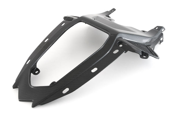 MOTOCORSE SEAT / TAIL - CENTER - BMW S1000RR (2019 - 2022) Trama del carbonio e finitura superficiale - 245T – Twill Lucido 4