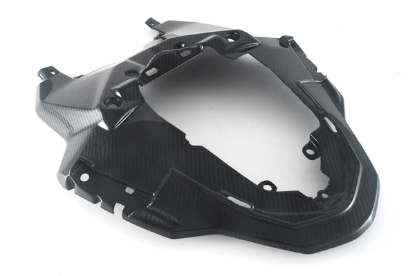 MOTOCORSE SEAT / TAIL - CENTER - BMW S1000RR (2023 - 2024) Trama del carbonio e finitura superficiale - 245T – Twill Lucido 2