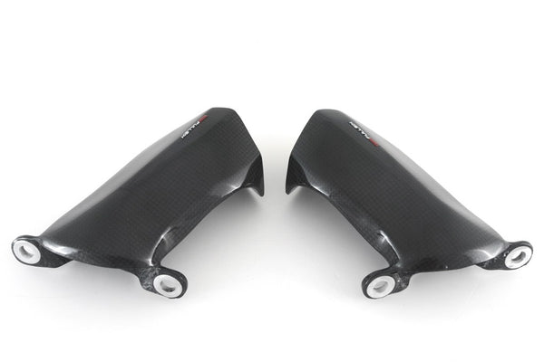 MOTOCORSE BRAKE CALIPER COOLER DUCATI 100mm - SET - DUCATI Trama del carbonio e finitura superficiale - 200P – Plain Lucido 4