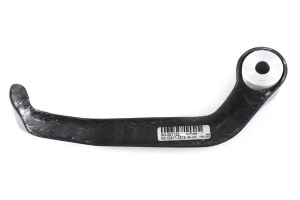 MOTOCORSE LEVER GUARD RIGHT - LEO - ACCESSORIES CUSTOM PARTS FULLSIX Trama del carbonio e finitura superficiale - 200P – Plain Lucido 4