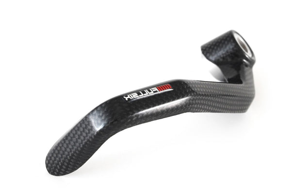 MOTOCORSE LEVER GUARD LEFT - LEO - ACCESSORIES CUSTOM PARTS FULLSIX Trama del carbonio e finitura superficiale - 200P – Plain Lucido 2