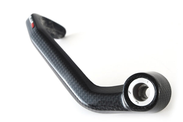 MOTOCORSE LEVER GUARD LEFT - LEO - ACCESSORIES CUSTOM PARTS FULLSIX Trama del carbonio e finitura superficiale - 200P – Plain Lucido 3