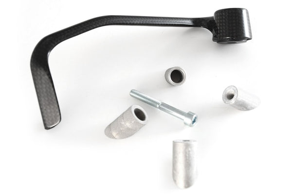 MOTOCORSE LEVER GUARD RIGHT - SKY - ACCESSORIES CUSTOM PARTS FULLSIX Trama del carbonio e finitura superficiale - 200P – Plain Lucido 2