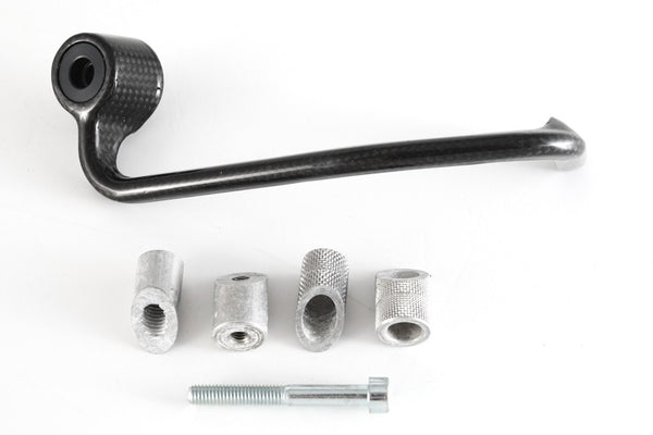 MOTOCORSE LEVER GUARD RIGHT - SKY - ACCESSORIES CUSTOM PARTS FULLSIX Trama del carbonio e finitura superficiale - 200P – Plain Lucido 4