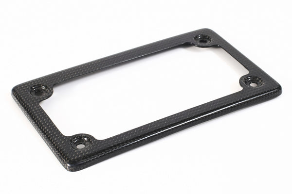 MOTOCORSE Number plate holder ledge (USA) Trama del carbonio e finitura superficiale - 200P – Plain