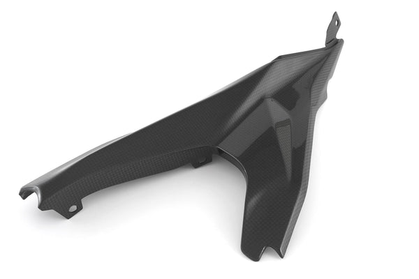 MOTOCORSE Frame protection guard - left Trama del carbonio e finitura superficiale - 2