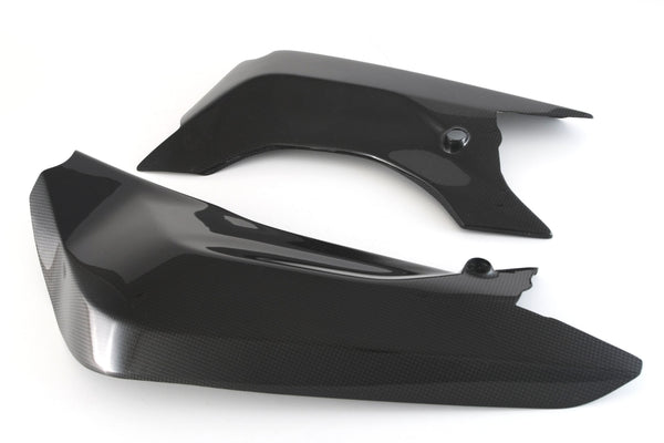 MOTOCORSE Swingarm cover - set Trama del carbonio e finitura superficiale - 2