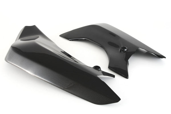 MOTOCORSE Swingarm cover - set Trama del carbonio e finitura superficiale - 2