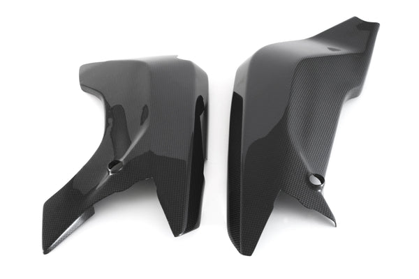 MOTOCORSE Swingarm cover - set Trama del carbonio e finitura superficiale - 2