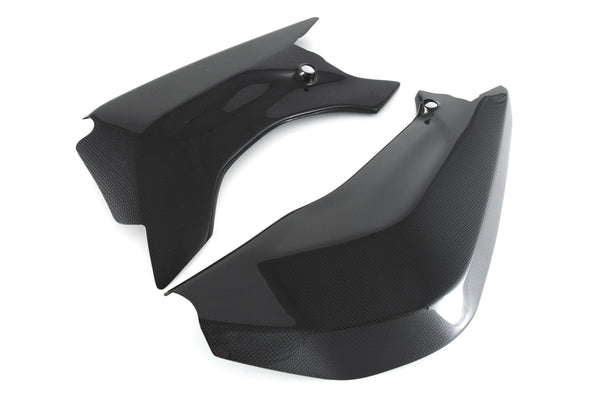 MOTOCORSE Swingarm cover - set Trama del carbonio e finitura superficiale - 2