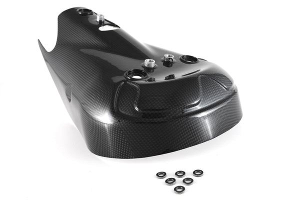 MOTOCORSE Exhaust protector oem Trama del carbonio e finitura superficiale - 2