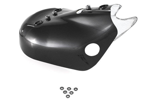 MOTOCORSE Exhaust protector oem Trama del carbonio e finitura superficiale - 2