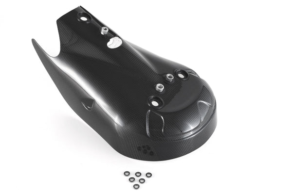 MOTOCORSE Exhaust protector oem Trama del carbonio e finitura superficiale - 2