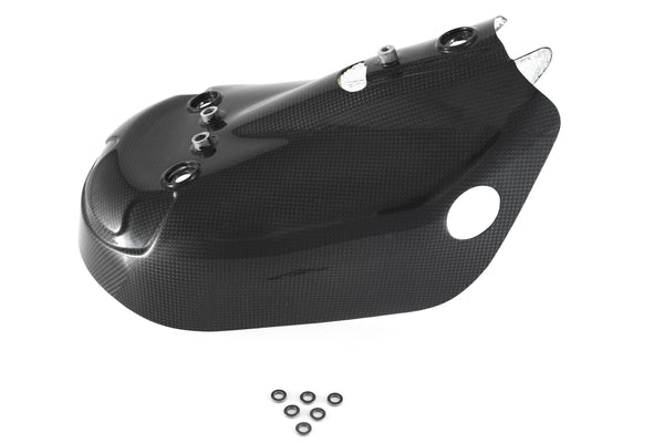 MOTOCORSE Exhaust protector oem Trama del carbonio e finitura superficiale - 2