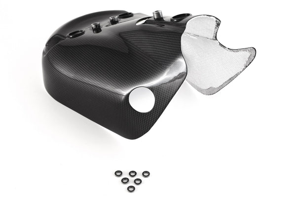 MOTOCORSE Exhaust protector oem Trama del carbonio e finitura superficiale - 2