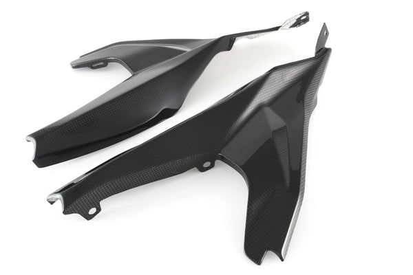 MOTOCORSE Frame protection guard - set Trama del carbonio e finitura superficiale - 2