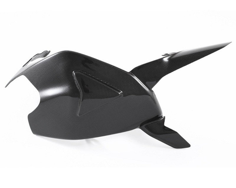 MOTOCORSE Swingarm guard - onepiece Trama del carbonio e finitura superficiale - 2