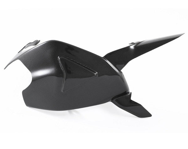 MOTOCORSE Swingarm guard - onepiece Trama del carbonio e finitura superficiale - 2