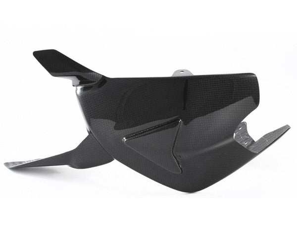MOTOCORSE Swingarm guard - onepiece Trama del carbonio e finitura superficiale - 2