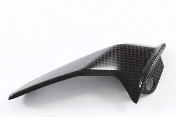 MOTOCORSE Swingarm guard - shark fin Trama del carbonio e finitura superficiale - 2