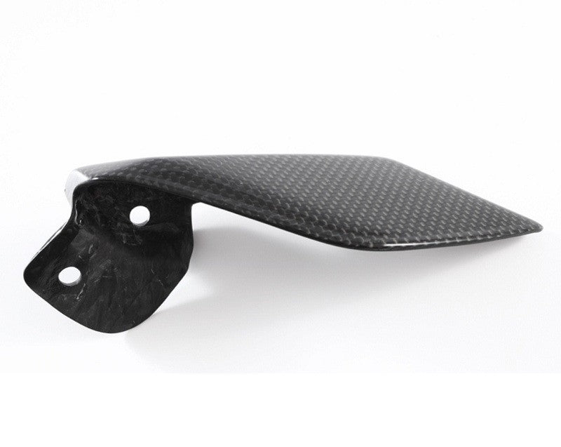 MOTOCORSE Swingarm guard - shark fin Trama del carbonio e finitura superficiale - 2