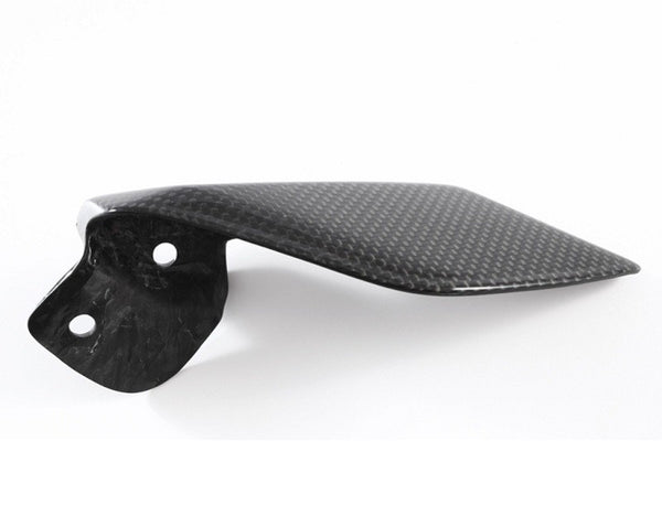 MOTOCORSE Swingarm guard - shark fin Trama del carbonio e finitura superficiale - 2