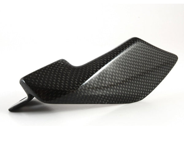 MOTOCORSE Swingarm guard - shark fin Trama del carbonio e finitura superficiale - 2