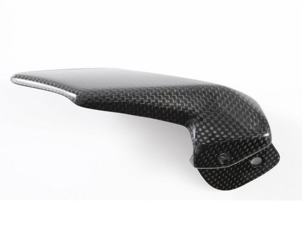 MOTOCORSE Swingarm guard - shark fin Trama del carbonio e finitura superficiale - 2