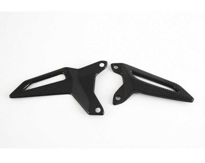 MOTOCORSE Heel guards pair Trama del carbonio e finitura superficiale - 2