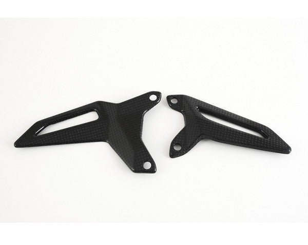 MOTOCORSE Heel guards pair Trama del carbonio e finitura superficiale - 2