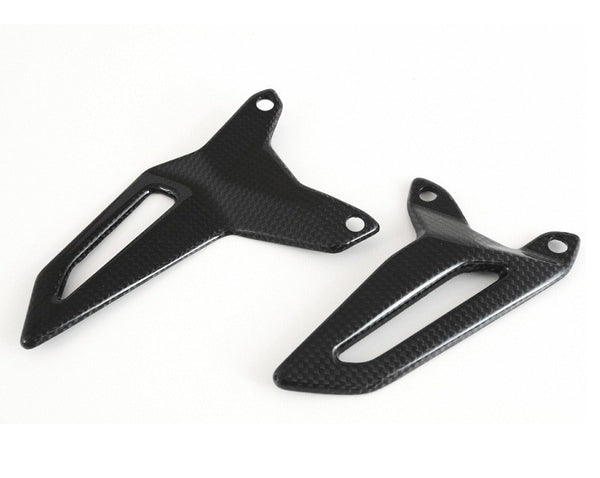 MOTOCORSE Heel guards pair Trama del carbonio e finitura superficiale - 2