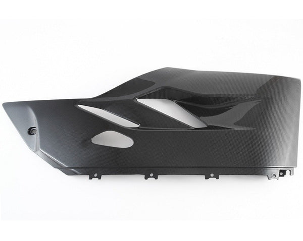 MOTOCORSE Fairing side panel - lower left Trama del carbonio e finitura superficiale - 2